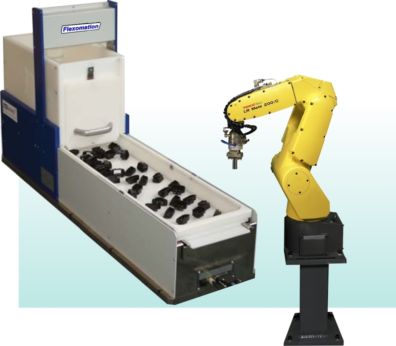 Robot cấp phôi tự động cho máy công cụ