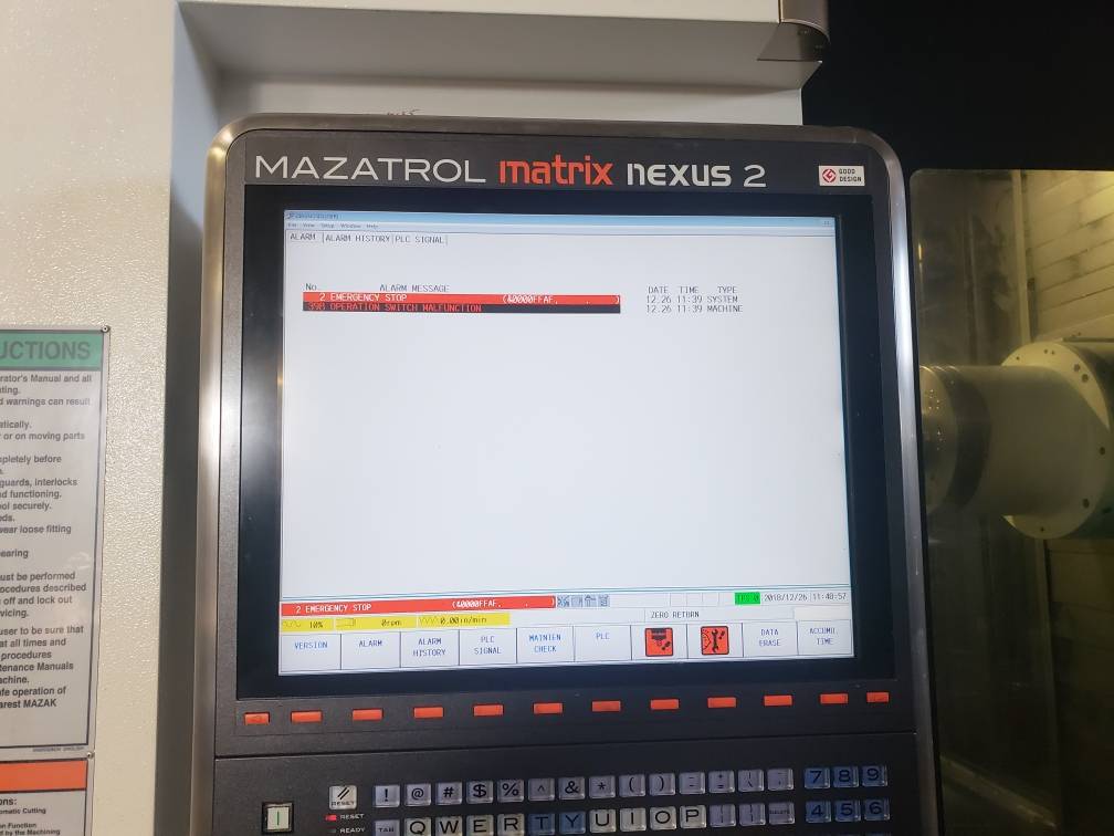 Lỗi màn hình máy CNC mazak